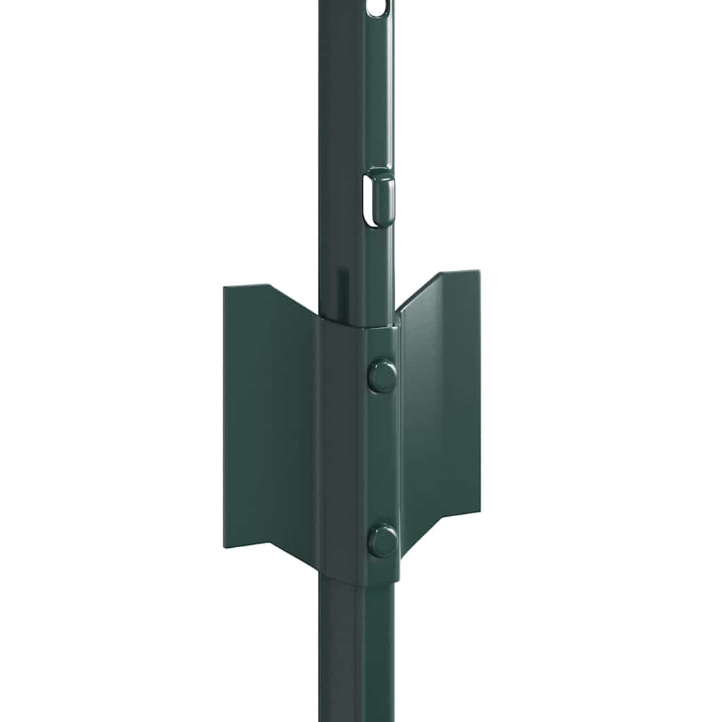 Stup za ogradu 11 pcs Zelena 120 cm Čelik