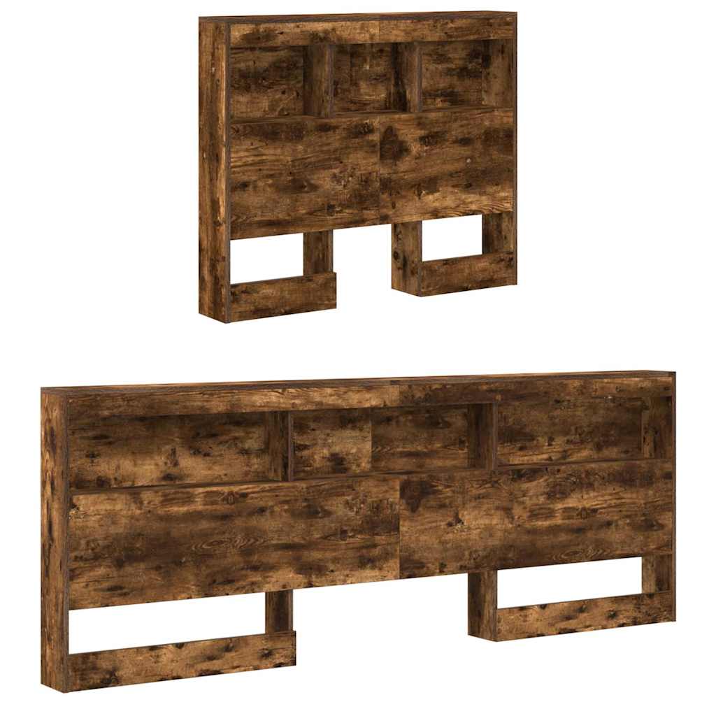 Skladišno uzglavlje Dimljeni hrast 100 cm Konstruirano drvo