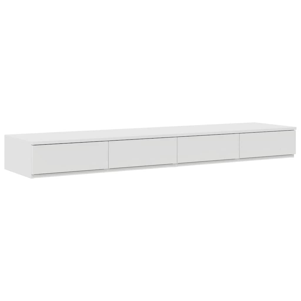 Krevet s ladicama s ladicama Bijelo 135 cm Konstruirano drvo