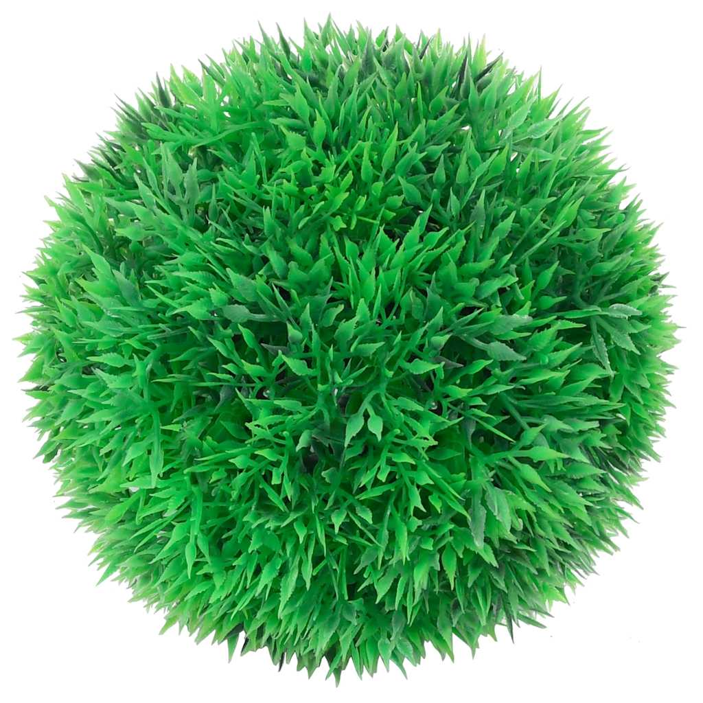 Umjetne kugle od šimšira s LED svjetlima 4 kom zelene 12 cm