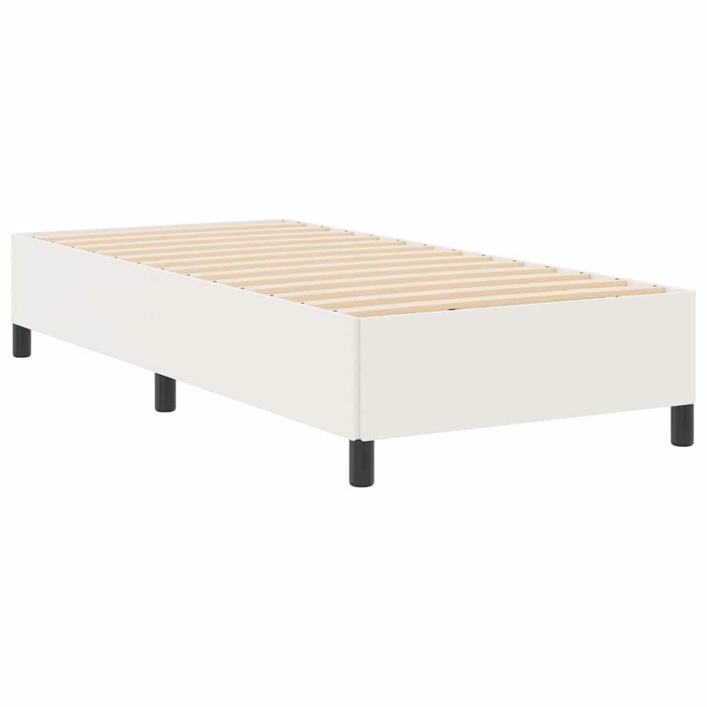 Krevet s opruga kutije Krem 90 x 200 cm Kordura tekstil