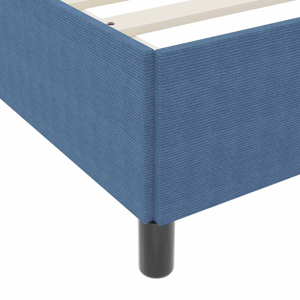 Krevet s opruga kutije Plava 140 x 190 cm Kordura tekstil