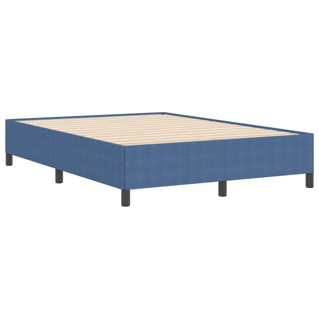 Krevet s opruga kutije Plava 140 x 190 cm Kordura tekstil