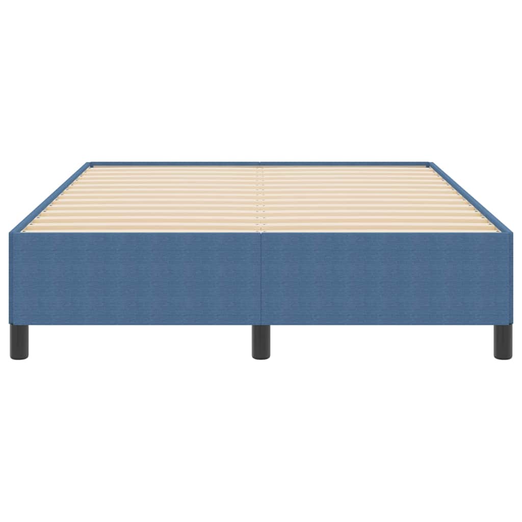 Krevet s opruga kutije Plava 140 x 190 cm Kordura tekstil