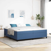 Krevet s opruga kutije Plava 200 x 200 cm Kordura tekstil