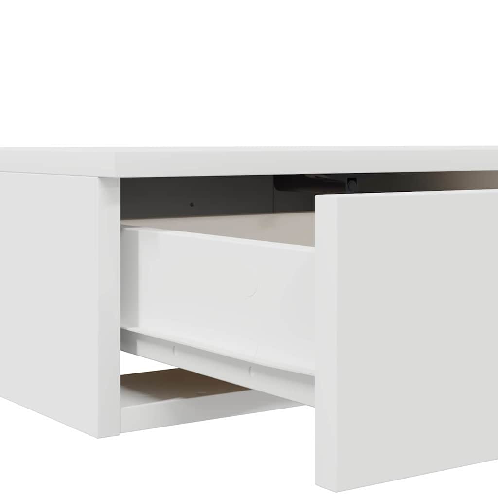 Ladice za krevet Bijelo 135 x 36,5 x 16,5 cm Konstruirano drvo