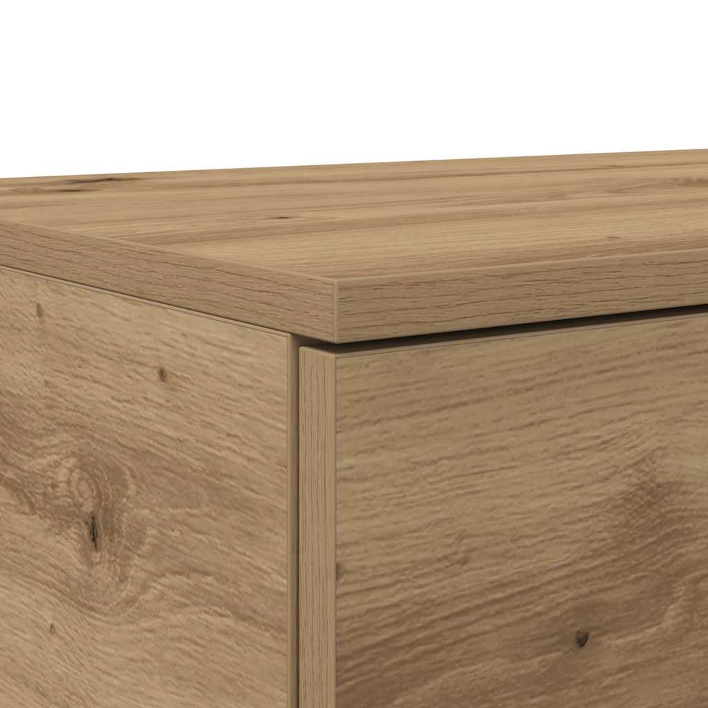 Ladice za krevet Umjetnički hrast 135 x 36,5 x 16,5 cm