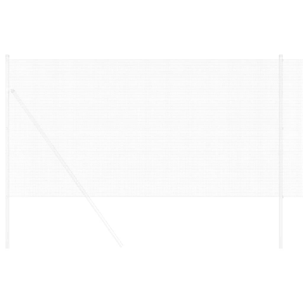Zavarena žičana ograda 1000 x 40 cm Srebrno