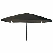 Vrtni suncobran Crna 394 x 394 x 248 cm Poliester i čelik