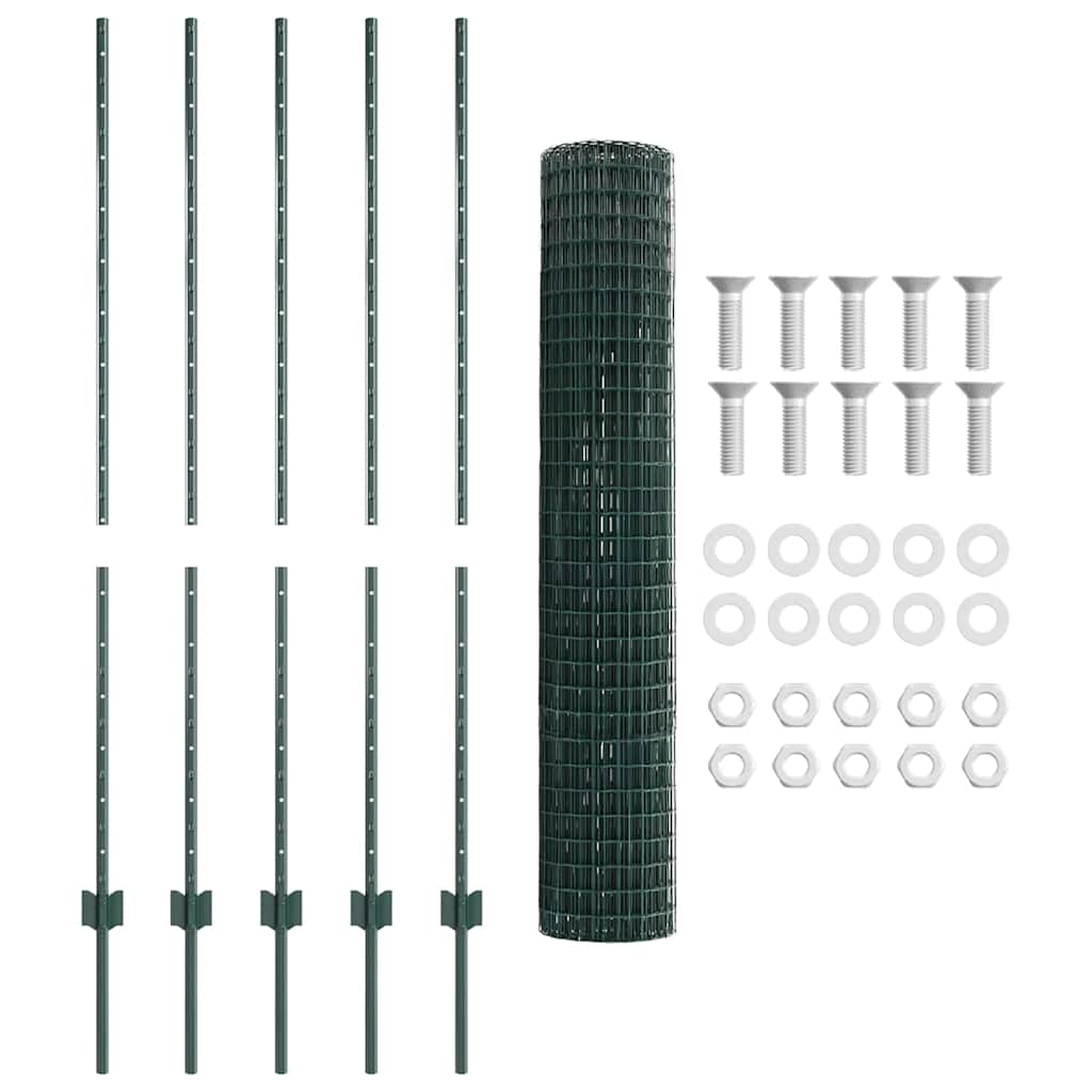 Zavarena žičana ograda 10 x 1,4 m (Š x V) Čelik premazan PVC-om