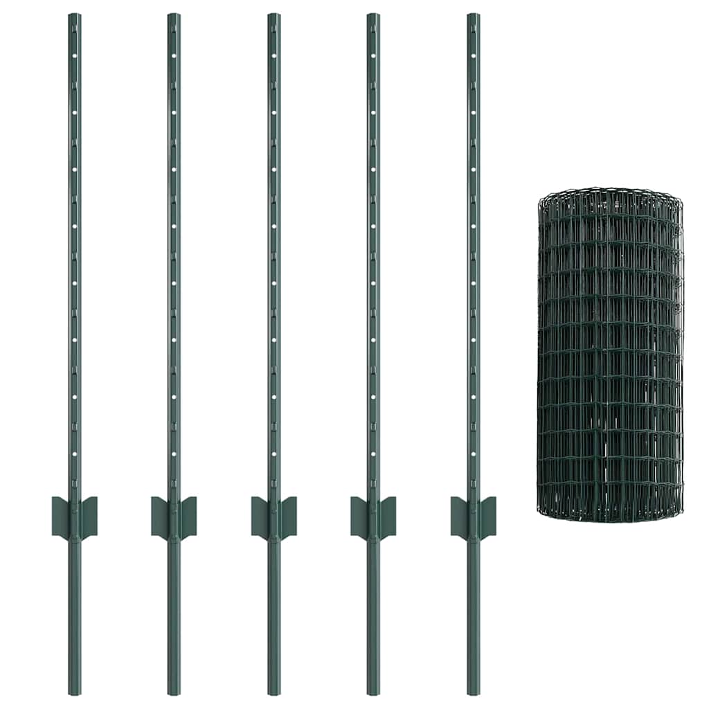 Zavarena žičana ograda 10 x 0,8 m (Š x V) Čelik premazan PVC-om