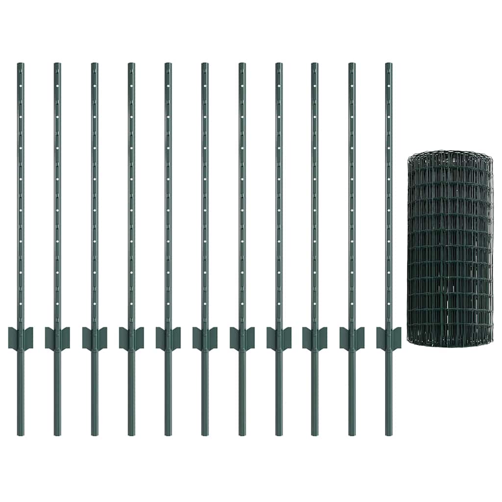 Zavarena žičana ograda 25 x 0,8 m (Š x V) Čelik premazan PVC-om