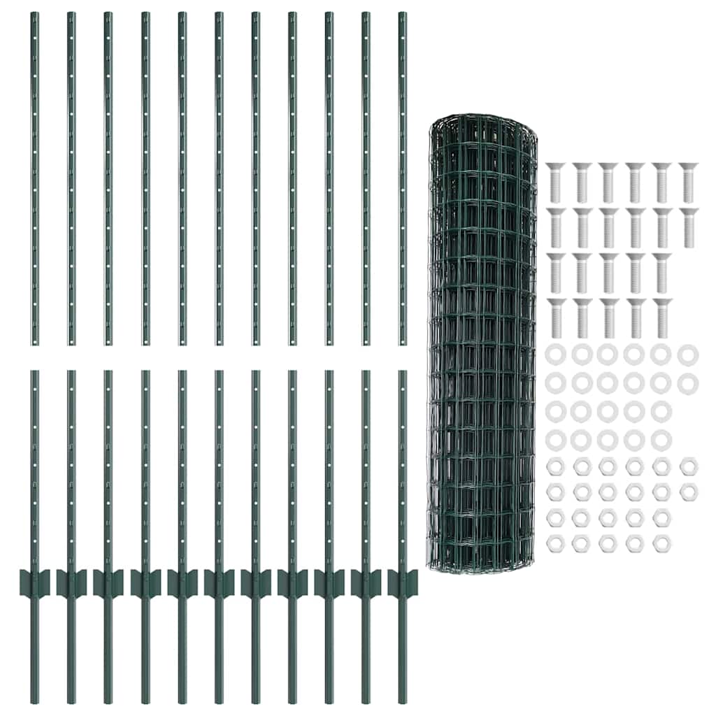 Zavarena žičana ograda 25 x 1,2 m (Š x V) Čelik premazan PVC-om