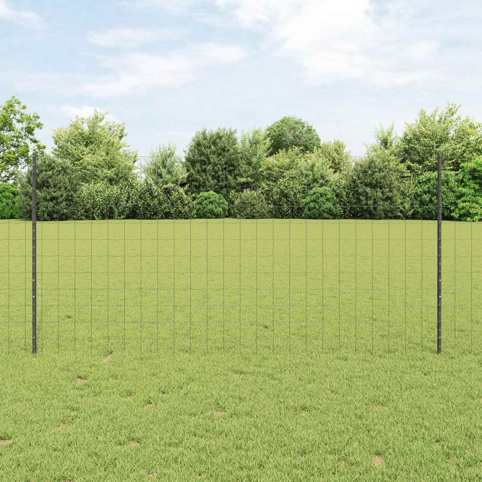 Zavarena žičana ograda 10 x 1,2 m (Š x V) Čelik premazan PVC-om