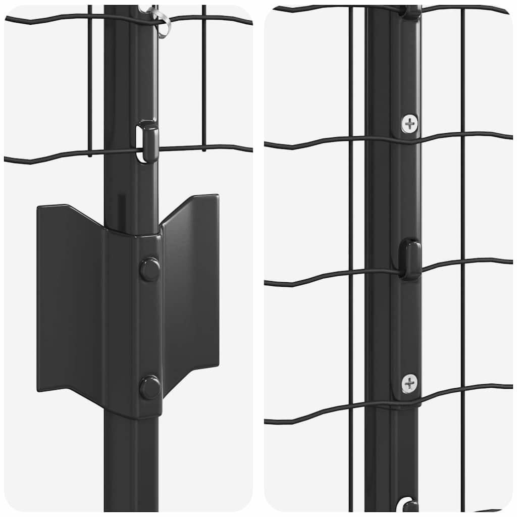 Zavarena žičana ograda 25 x 1,2 m (Š x V) Čelik premazan PVC-om