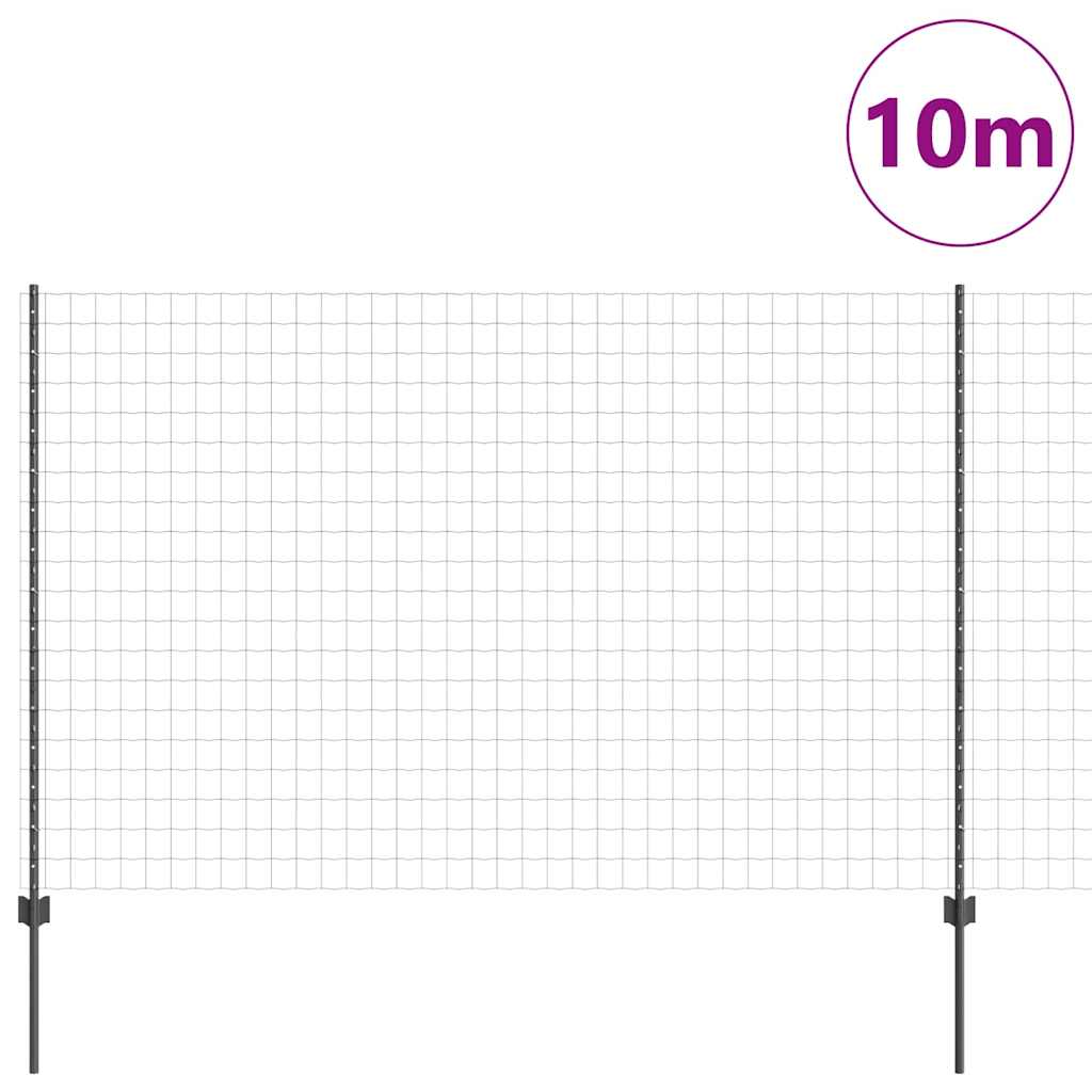 Zavarena žičana ograda 10 x 1,6 m (Š x V) Čelik premazan PVC-om