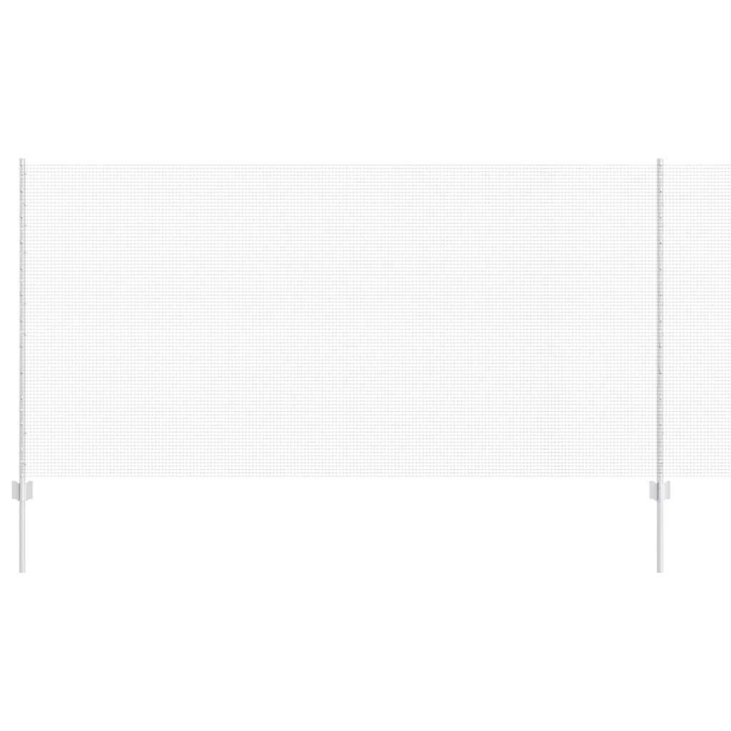 Zavarena žičana ograda s postom 50 x 1,2 m Srebrna Mreža