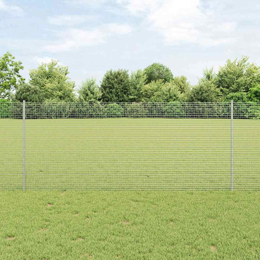 Zavarena žičana ograda s postom 100 x 1 m Vruće pocinčani čelik
