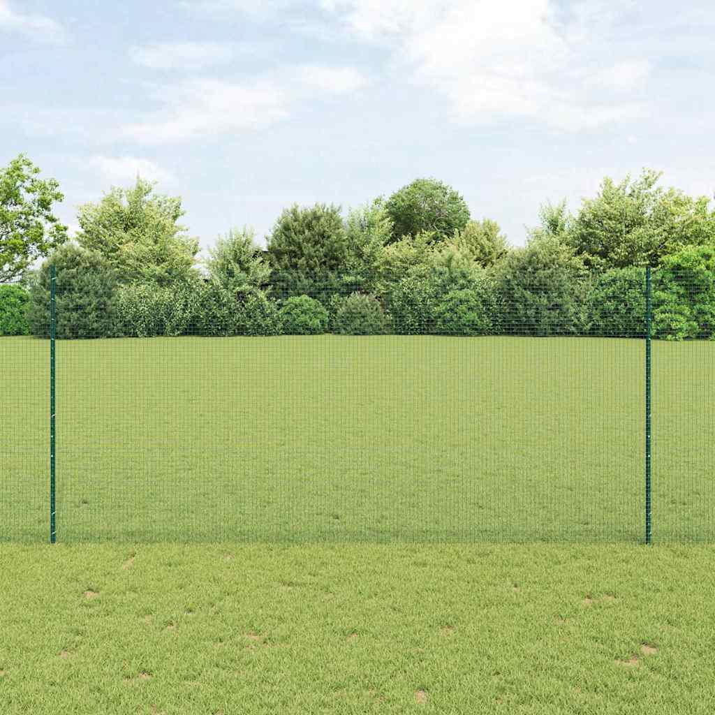 Zavarena žičana ograda s postom 10 x 1,4 m Zelena Mreža