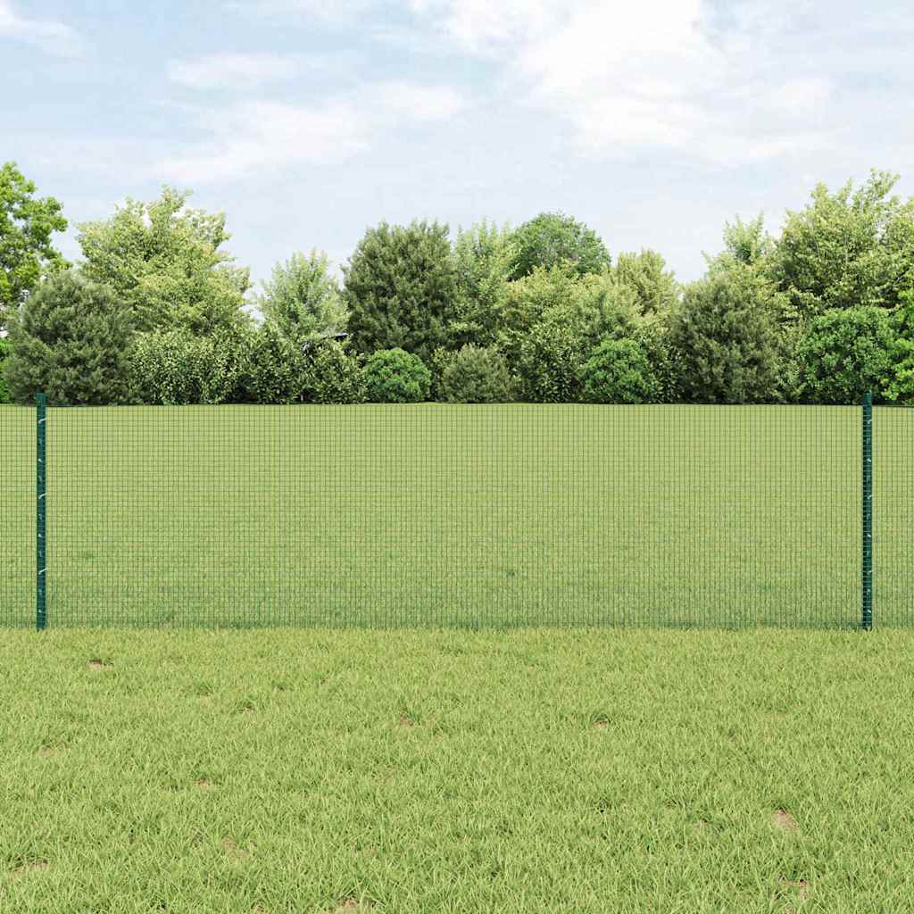 Zavarena žičana ograda s postom 25 x 0,6 m Zelena Mreža
