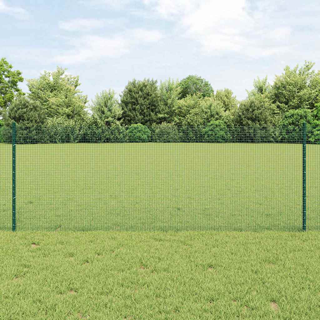 Zavarena žičana ograda s postom 25 x 0,8 m Zelena Mreža