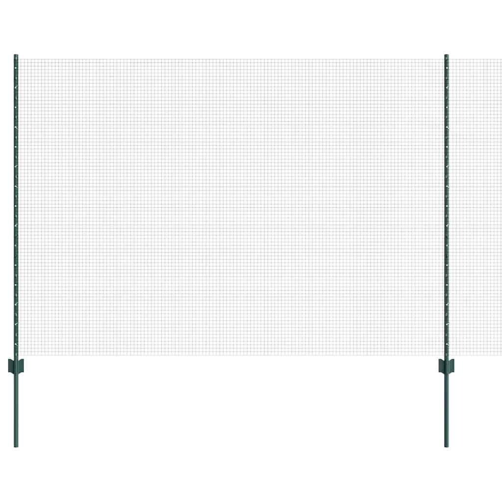 Zavarena žičana ograda s postom 25 x 1,5 m Zelena Mreža