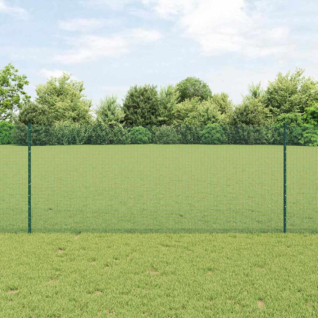 Zavarena žičana ograda s postom 50 x 1 m Čelik premazan PVC-om