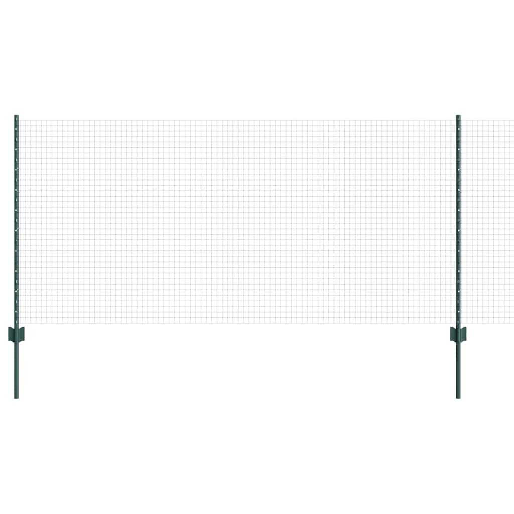 Zavarena žičana ograda s postom 50 x 1 m Čelik premazan PVC-om