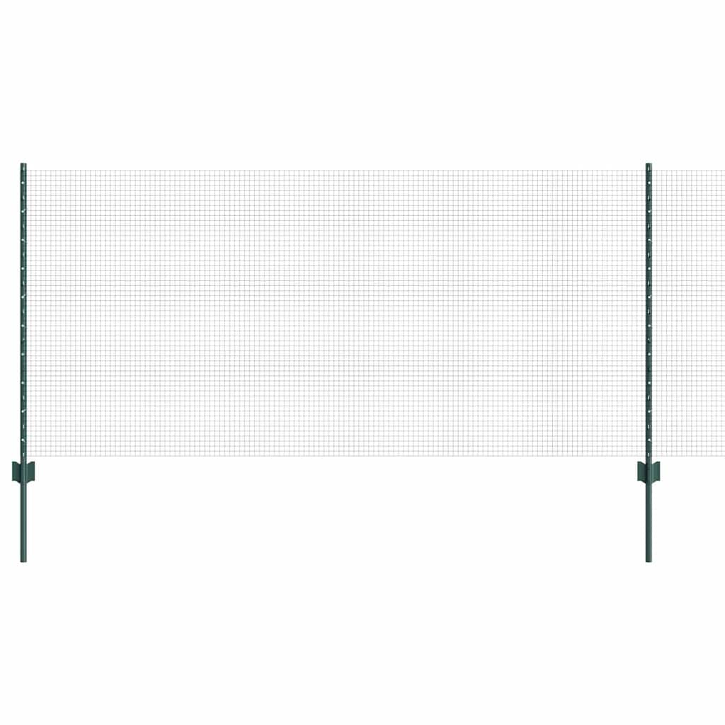 Zavarena žičana ograda s postom 100 x 1 m Čelik premazan PVC-om