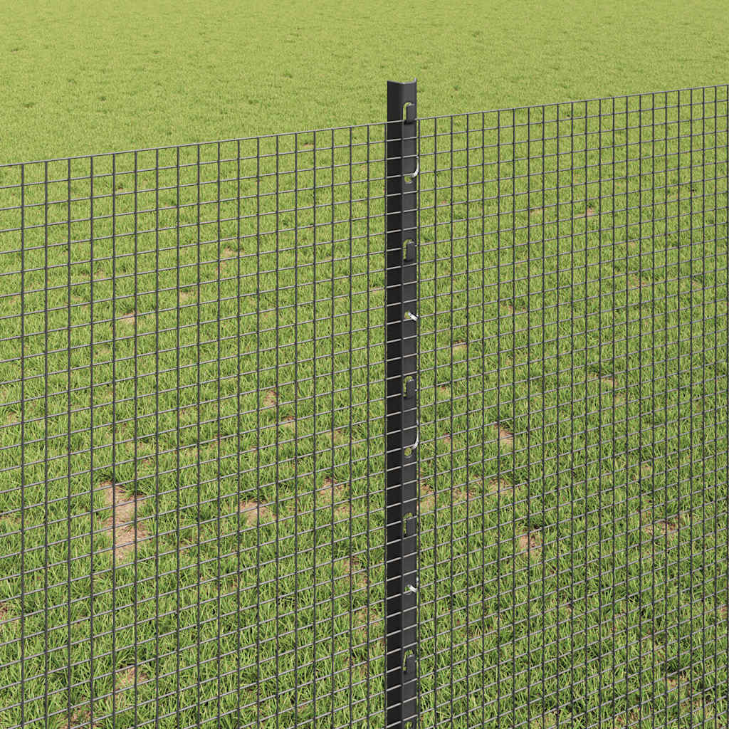 Zavarena žičana ograda s postom 50 x 1 m Čelik premazan PVC-om