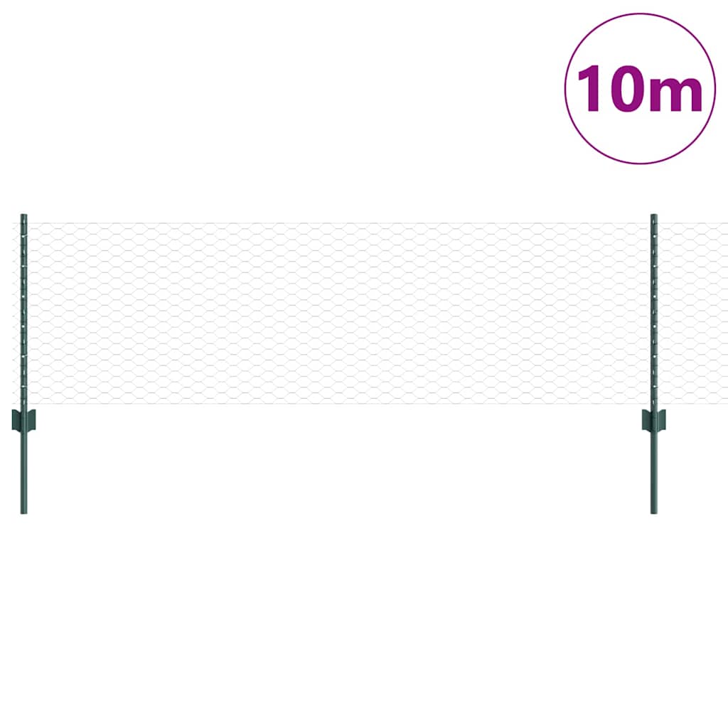 Zavarena žičana ograda 10 x 0,6 m (Š x V) Čelik premazan PVC-om