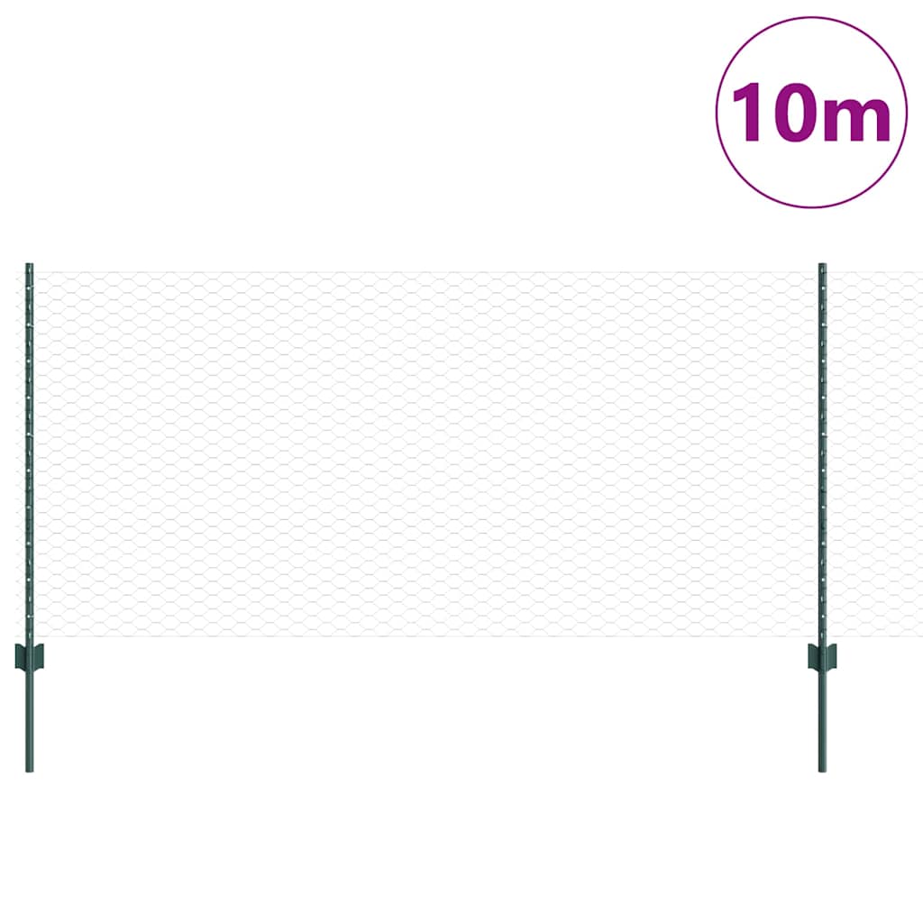 Zavarena žičana ograda 10 x 1 m (Š x V) Čelik premazan PVC-om