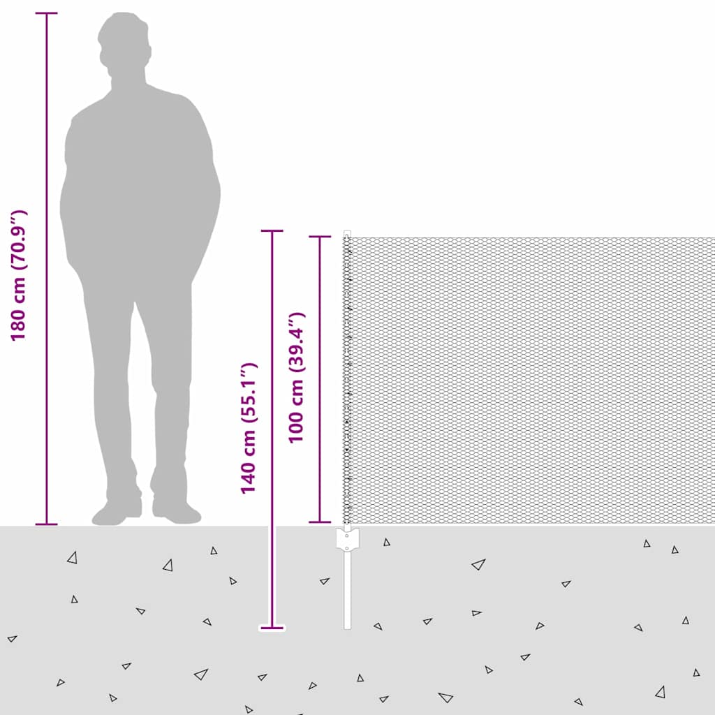 Zavarena žičana ograda 25 x 1 m (Š x V) Čelik premazan PVC-om