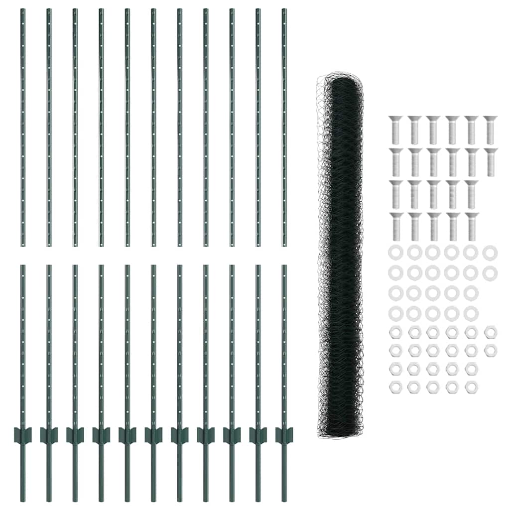 Zavarena žičana ograda 25 x 1,6 m (Š x V) Čelik premazan PVC-om