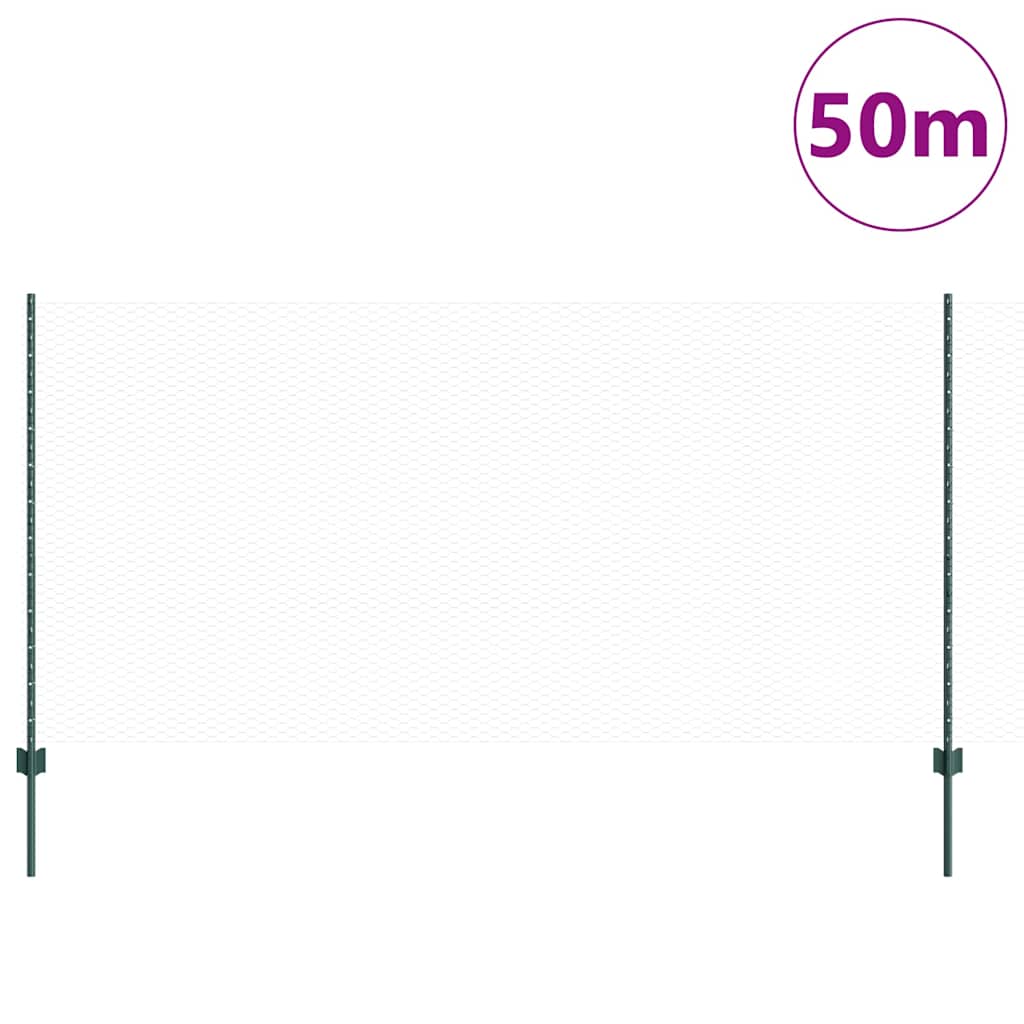 Zavarena žičana ograda 50 x 1,2 m (Š x V) Čelik premazan PVC-om
