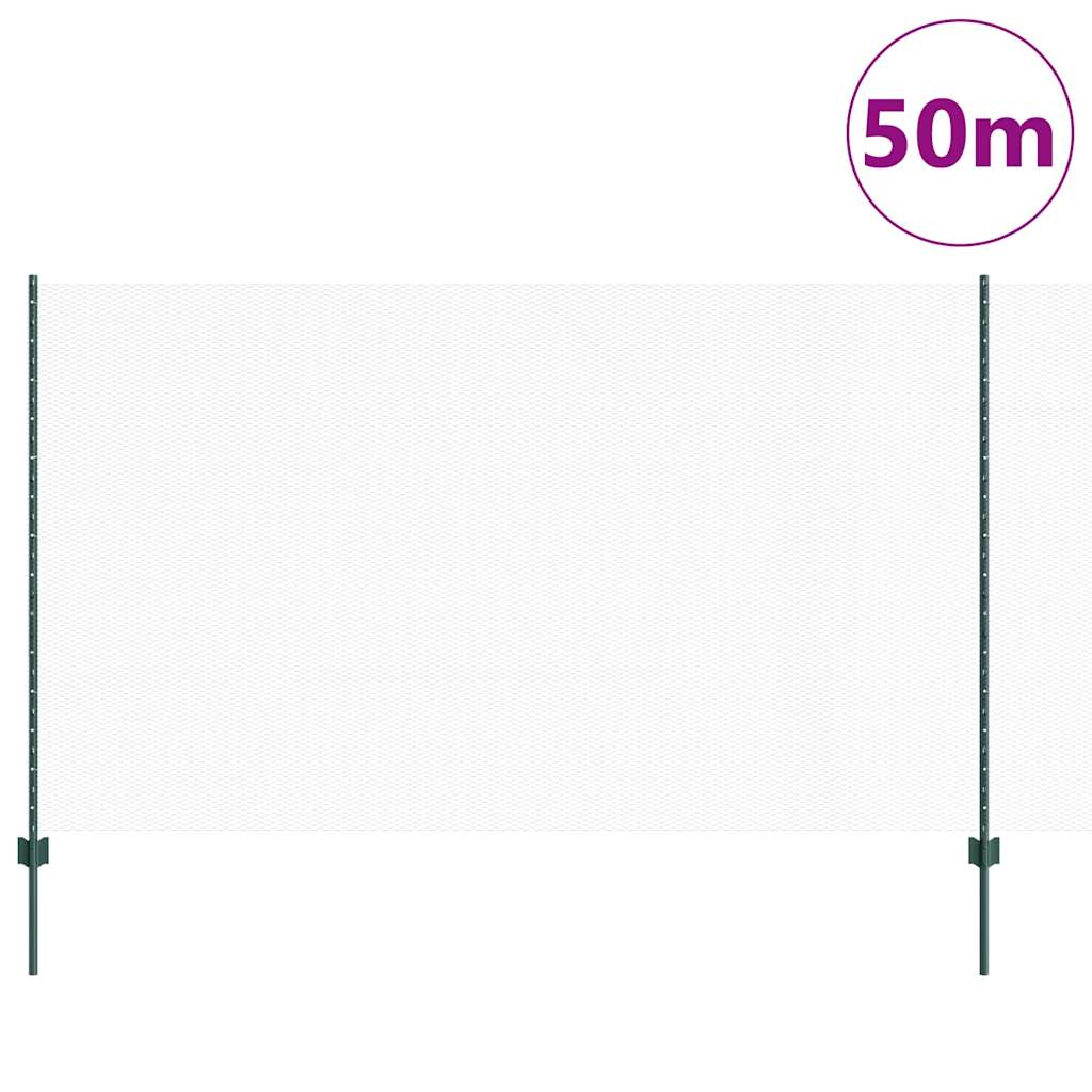 Zavarena žičana ograda 50 x 1,4 m (Š x V) Čelik premazan PVC-om