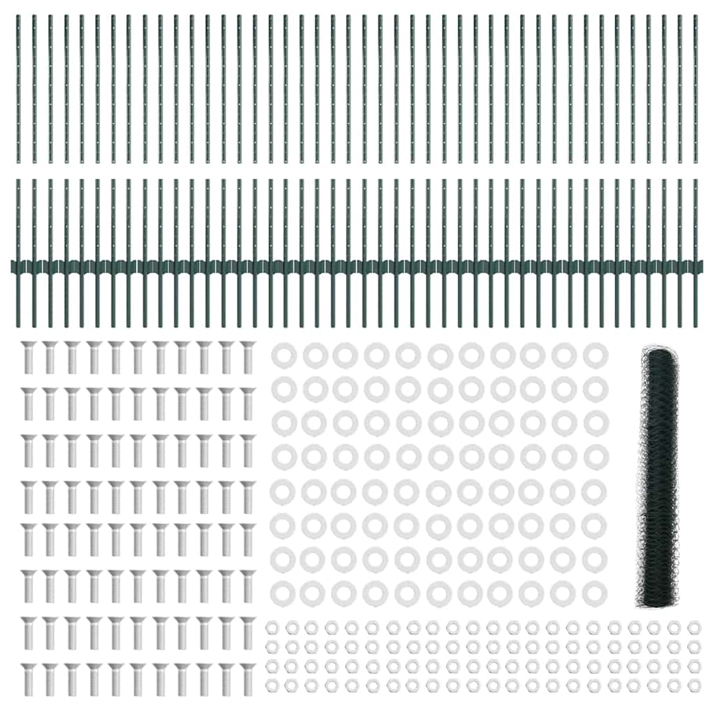 Zavarena žičana ograda 100 x 1 m (Š x V) Čelik premazan PVC-om