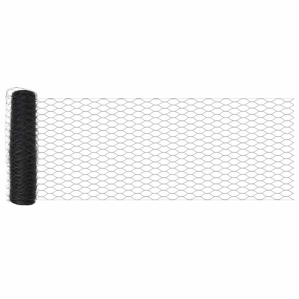 Zavarena žičana ograda 10 x 0,5 m (Š x V) Čelik premazan PVC-om