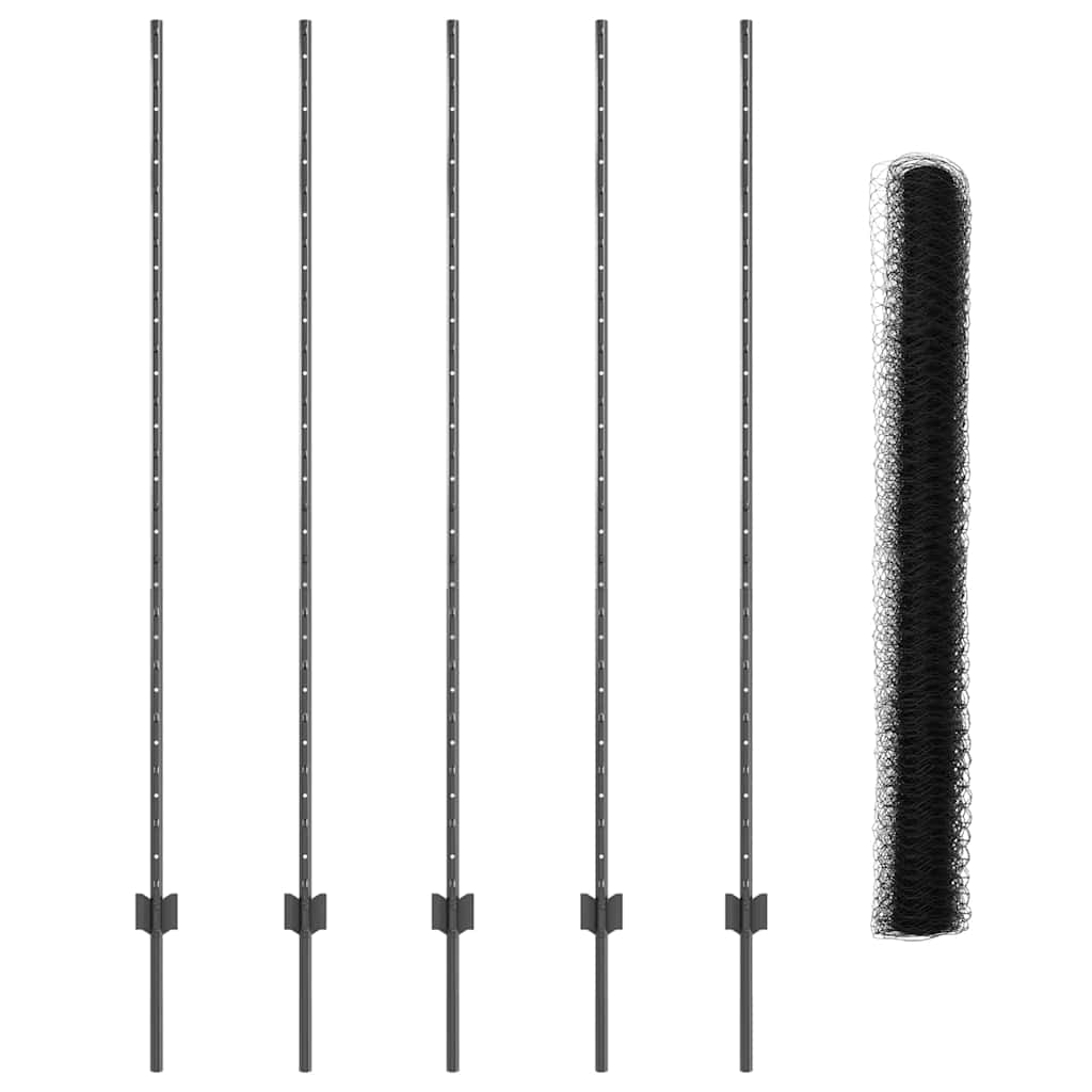 Zavarena žičana ograda 10 x 1,5 m (Š x V) Čelik premazan PVC-om