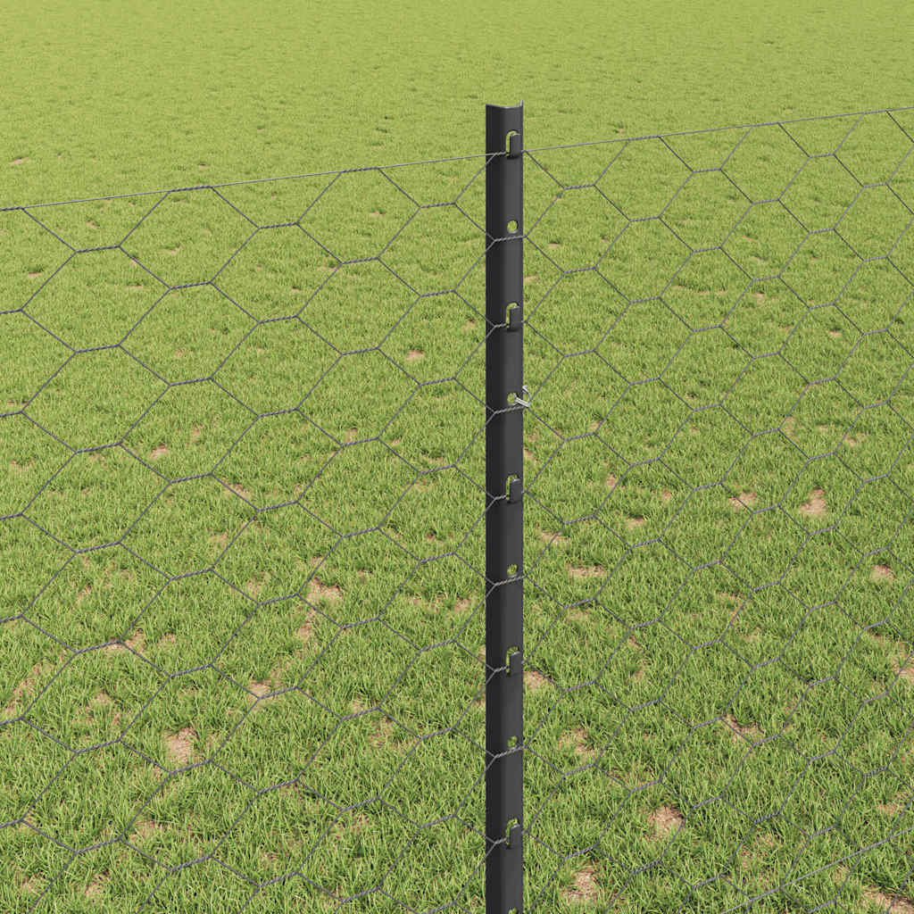 Zavarena žičana ograda 10 x 1,5 m (Š x V) Čelik premazan PVC-om