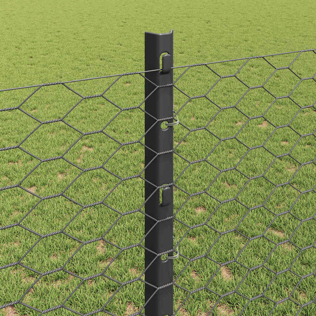 Zavarena žičana ograda 25 x 1,2 m (Š x V) Čelik premazan PVC-om