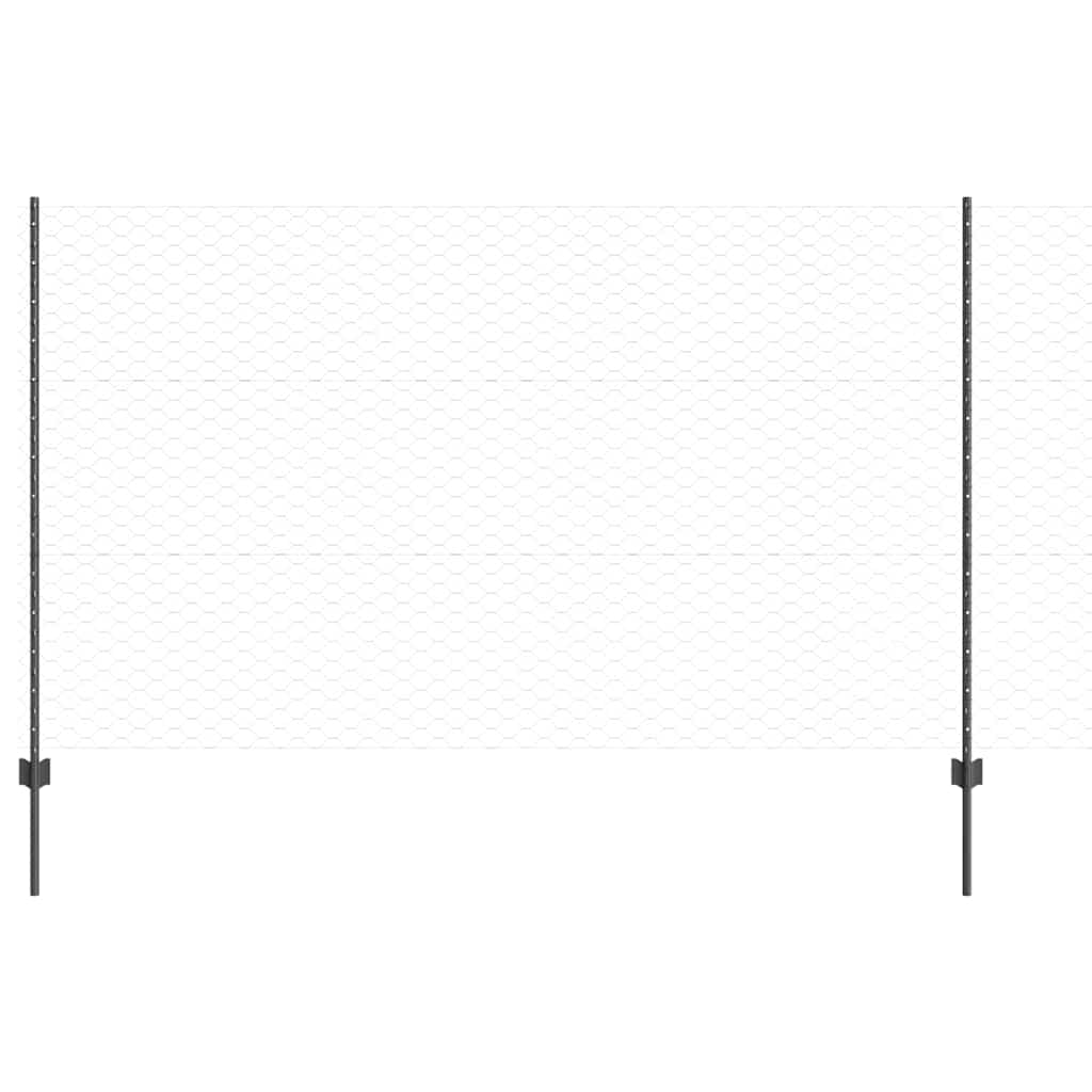 Zavarena žičana ograda 25 x 1,4 m (Š x V) Čelik premazan PVC-om