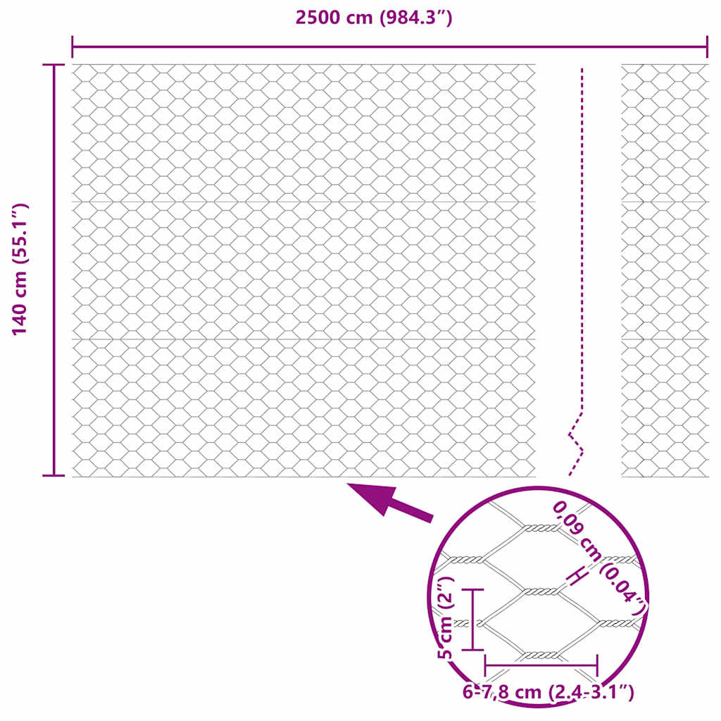 Zavarena žičana ograda 25 x 1,4 m (Š x V) Čelik premazan PVC-om