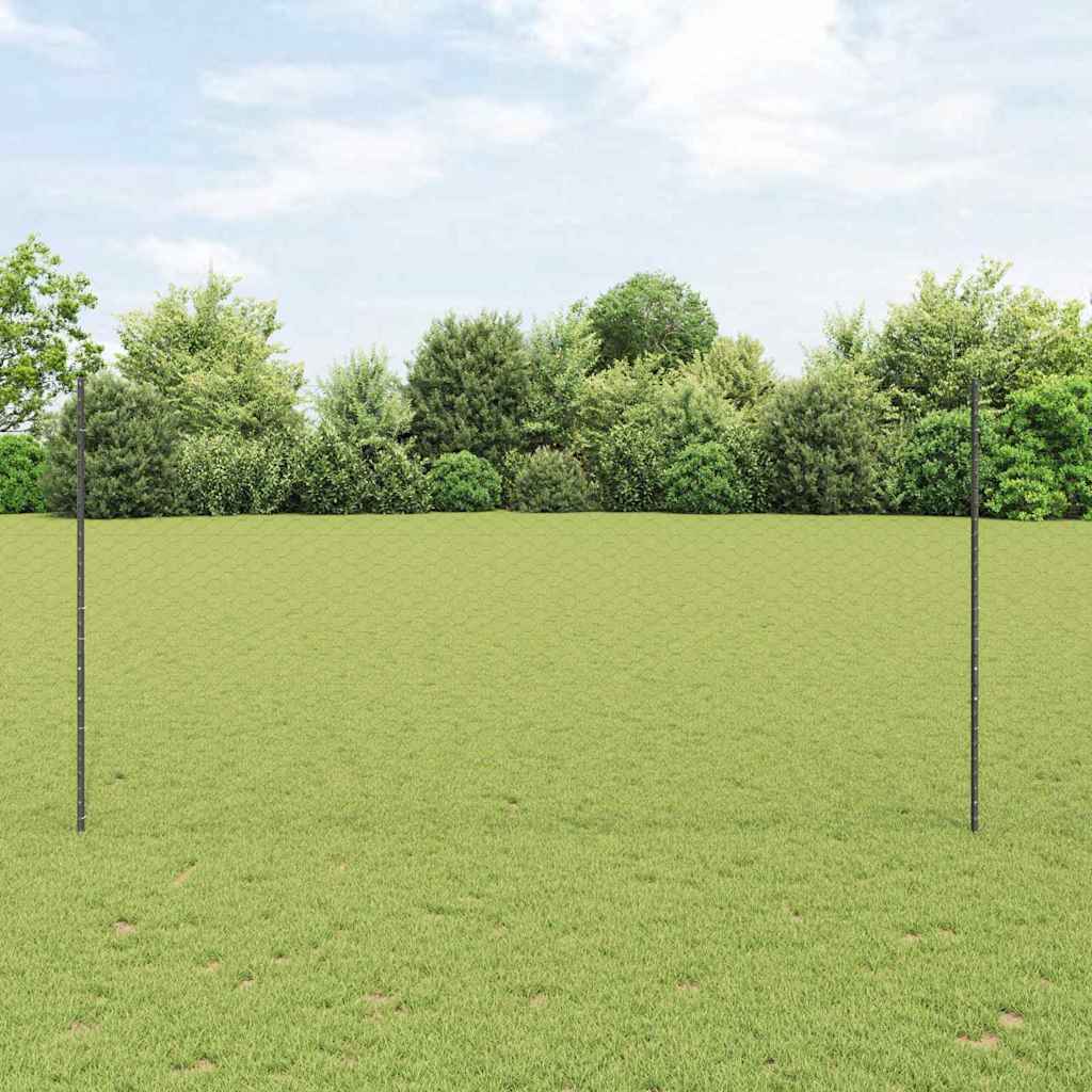 Zavarena žičana ograda 25 x 1,5 m (Š x V) Čelik premazan PVC-om