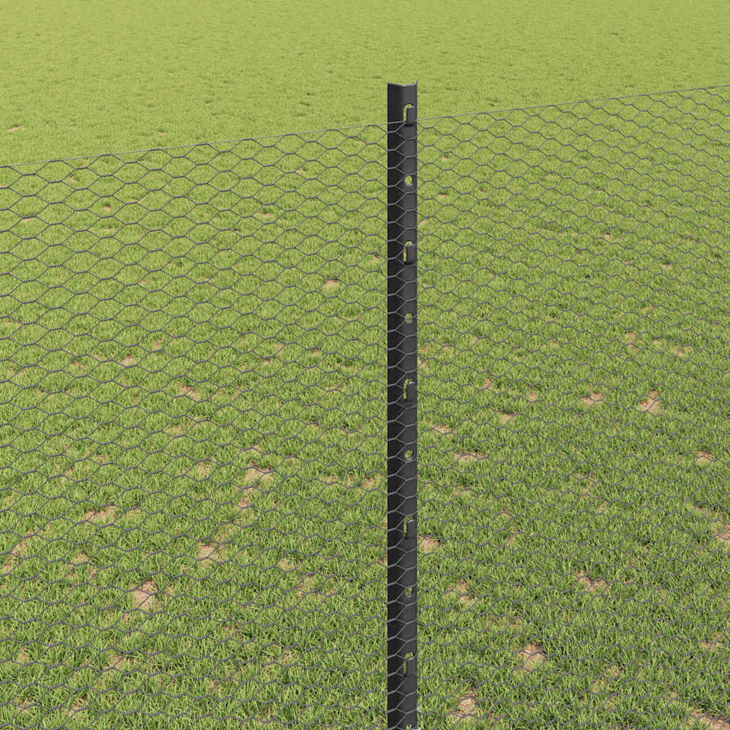 Zavarena žičana ograda 25 x 1,6 m (Š x V) Čelik premazan PVC-om