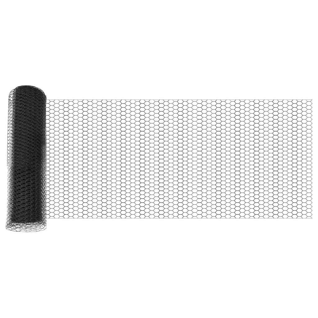 Zavarena žičana ograda 50 x 0,5 m (Š x V) Čelik premazan PVC-om