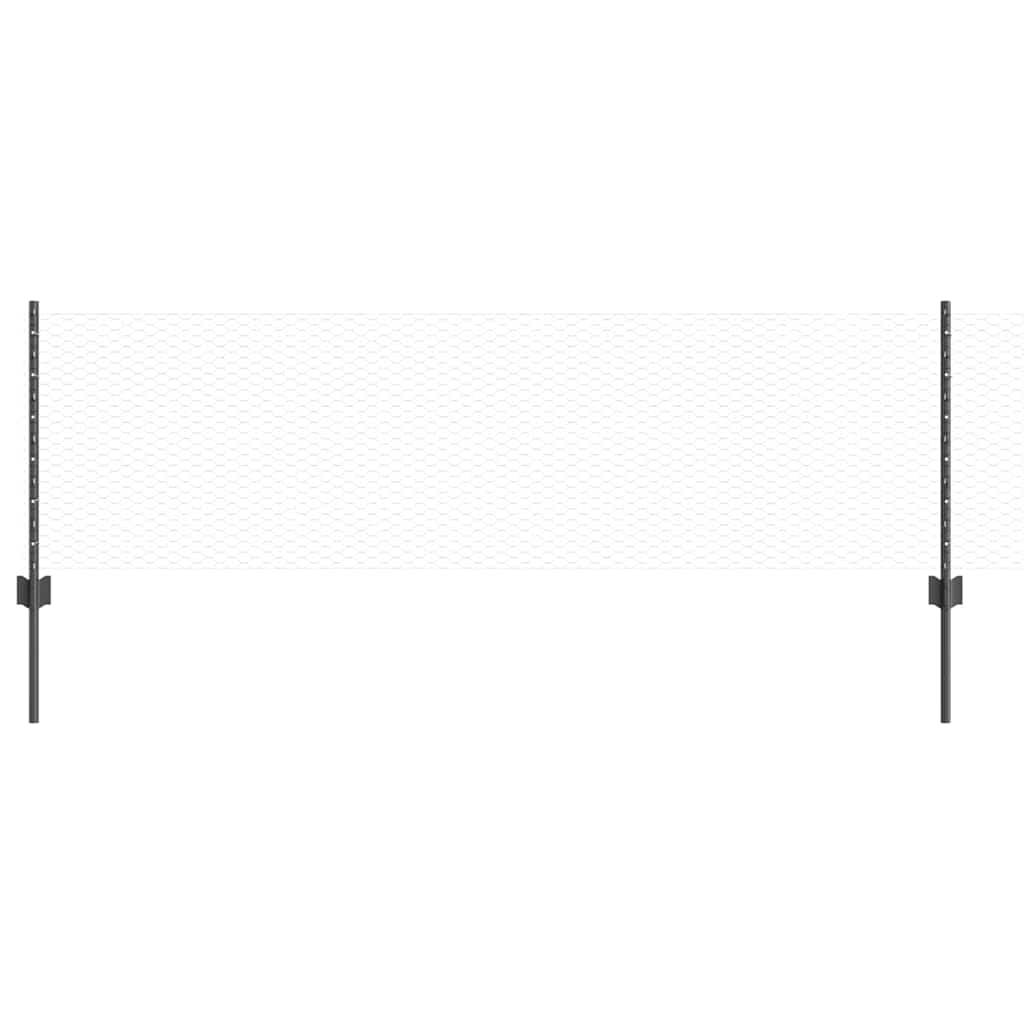 Zavarena žičana ograda 50 x 0,6 m (Š x V) Čelik premazan PVC-om