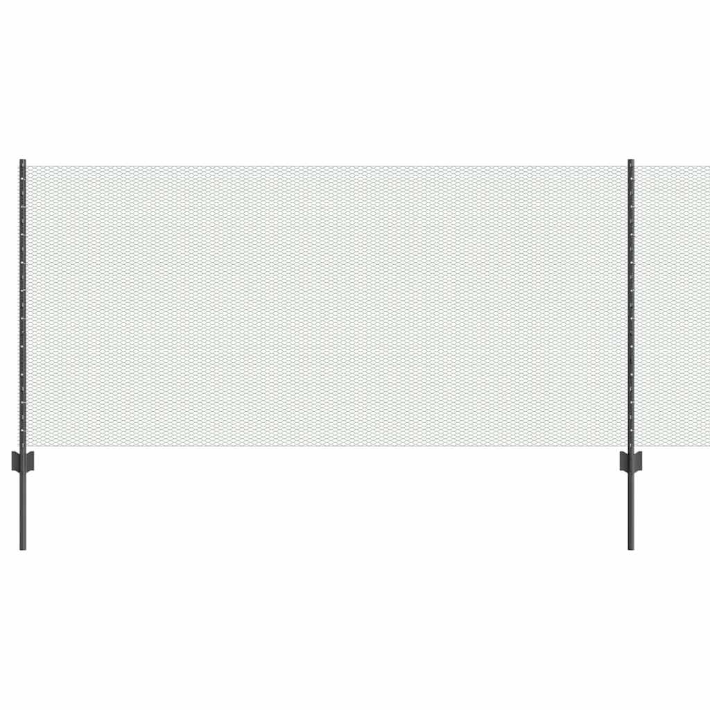 Zavarena žičana ograda 50 x 1 m (Š x V) Čelik premazan PVC-om