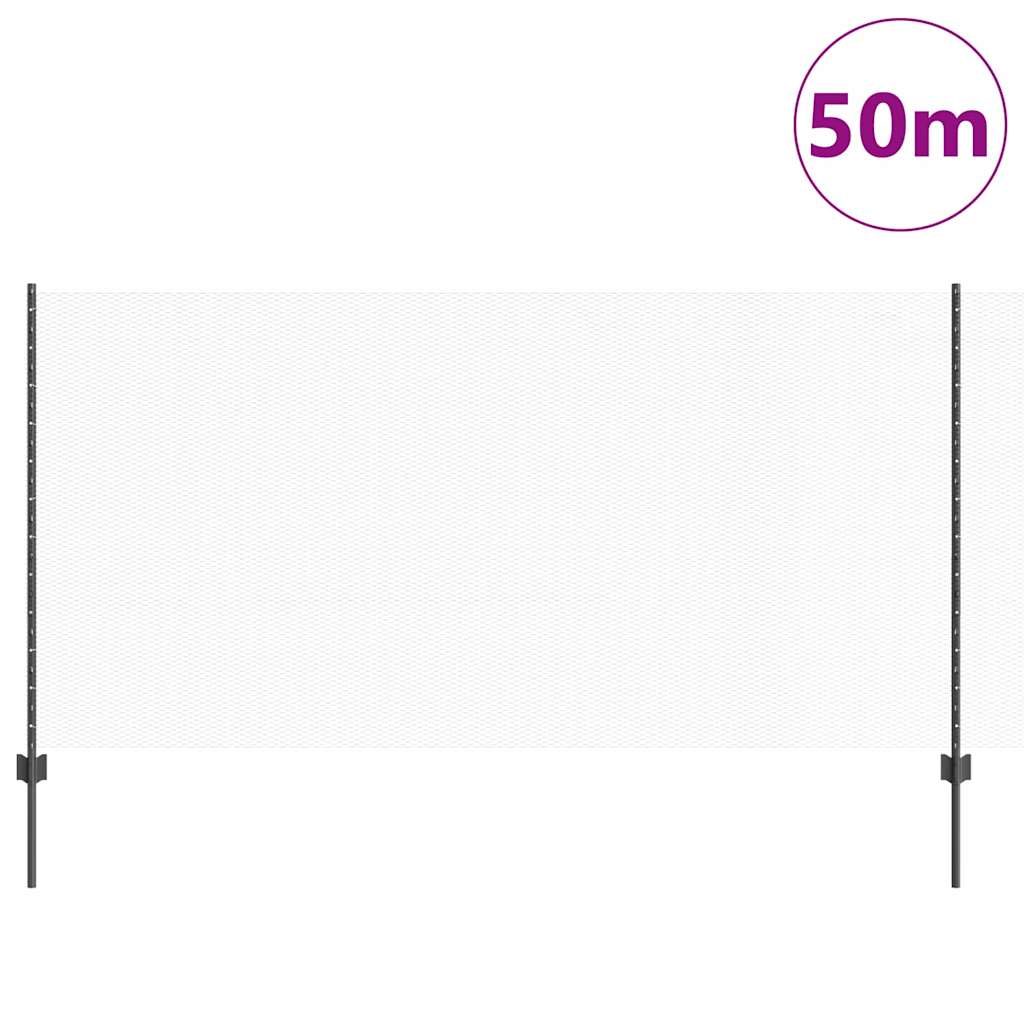 Zavarena žičana ograda 50 x 1,2 m (Š x V) Čelik premazan PVC-om