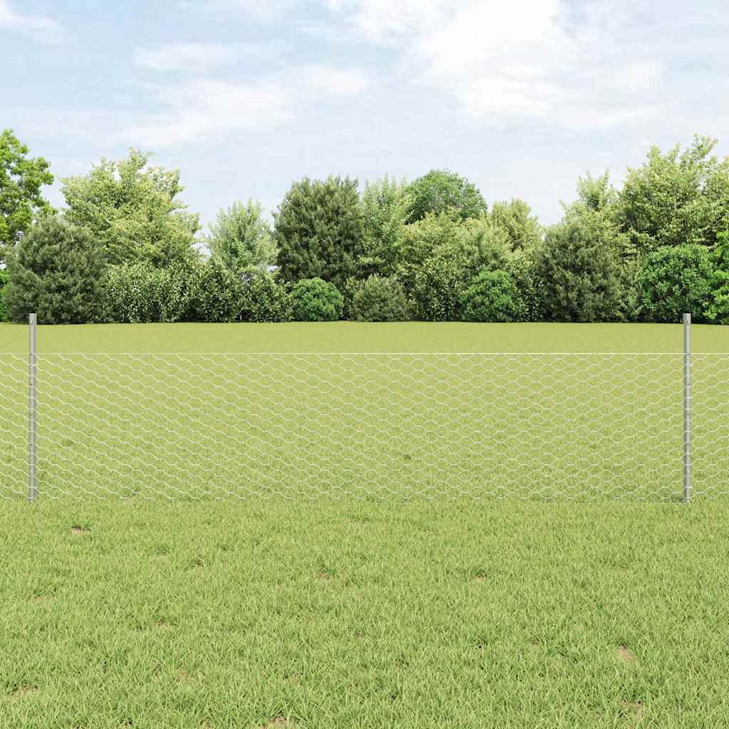 Zavarena žičana ograda 25 x 0,5 m (Š x V) Vruće pocinčani čelik